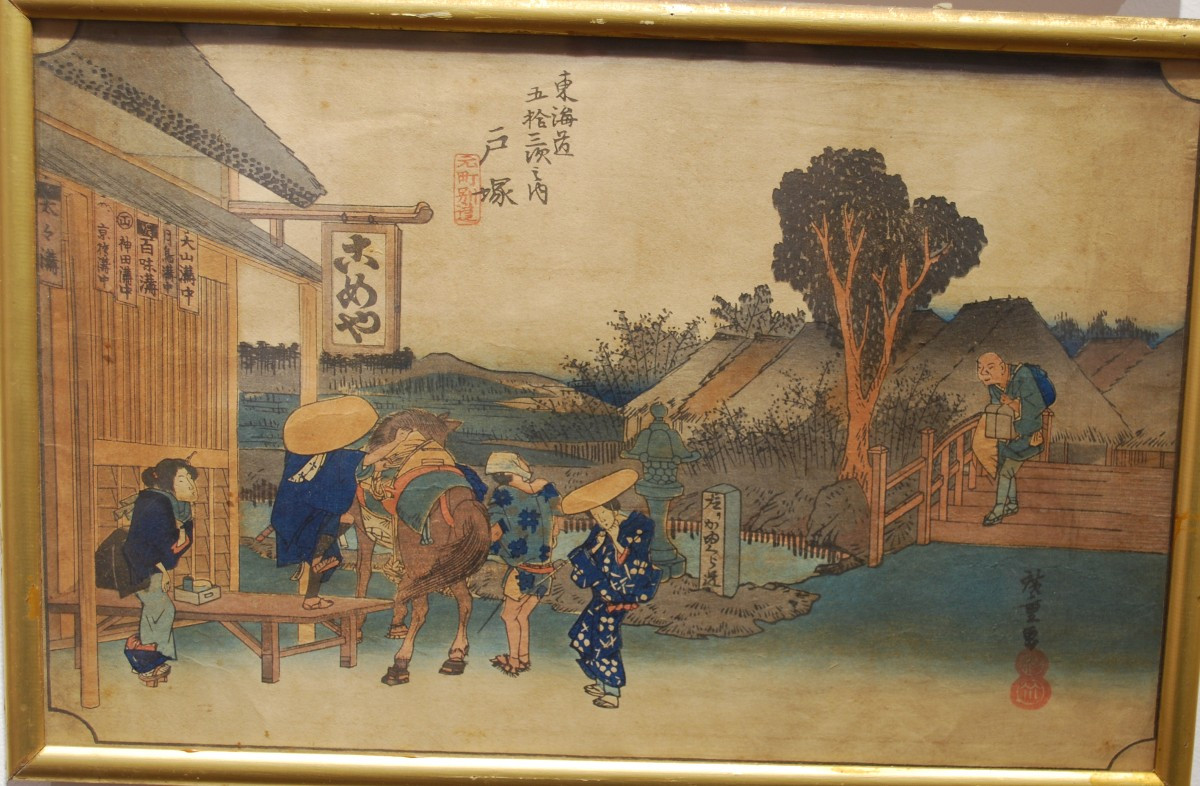 Paire d'estampes par Hiroshigue-photo-2