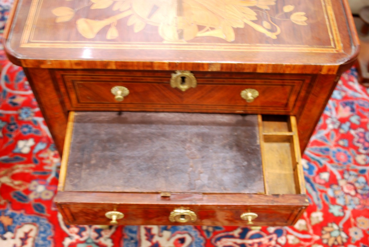 Small Louis XVI  Table Stamped Dusautoy-photo-1