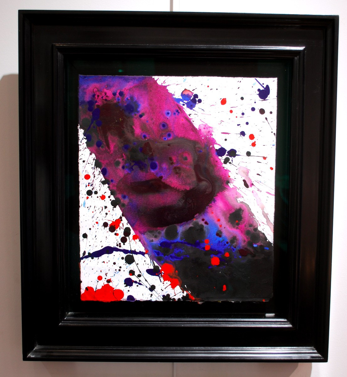 Acrylique sur papier par Sam Francis (1923-1994)