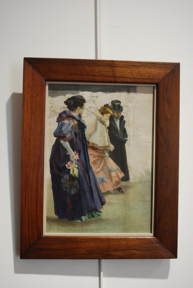 Tableau sortie de bal par Roman Ribera (1848-1935)  1913-photo-2
