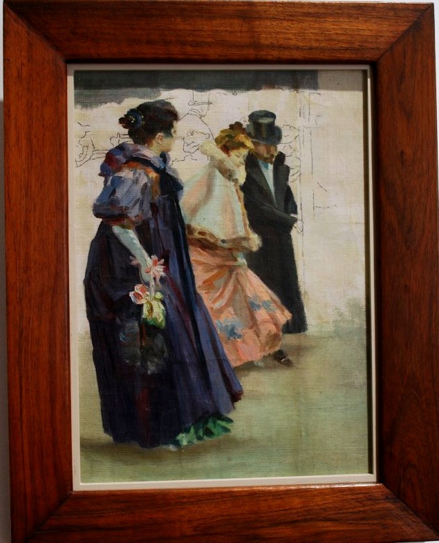 Tableau sortie de bal par Roman Ribera (1848-1935)  1913-photo-3