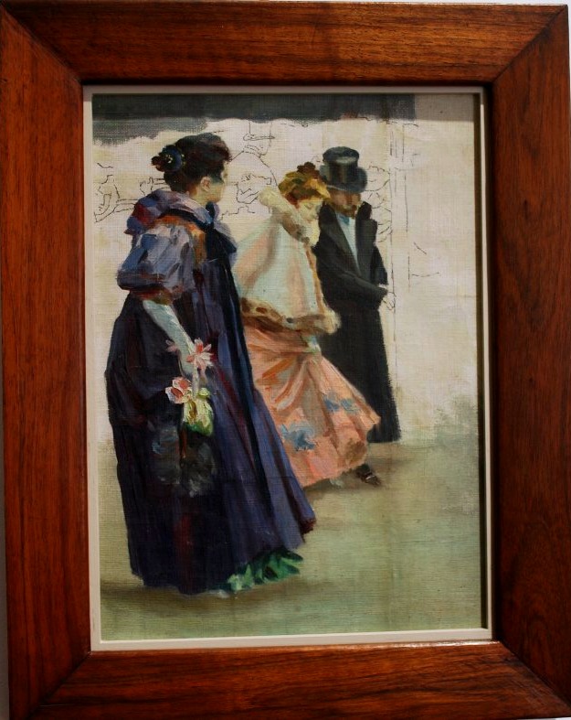 Tableau sortie de bal par Roman Ribera (1848-1935)  1913