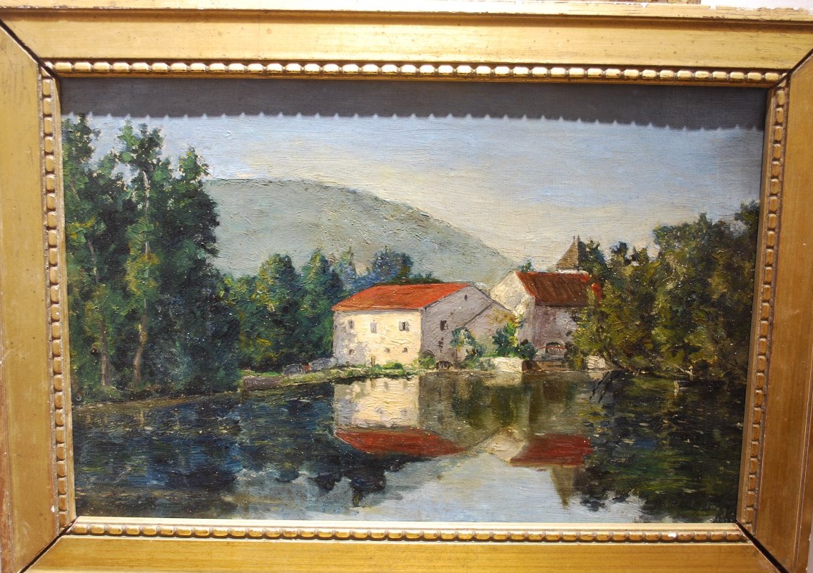 Site sur l'Aveyron par Pouget 1922