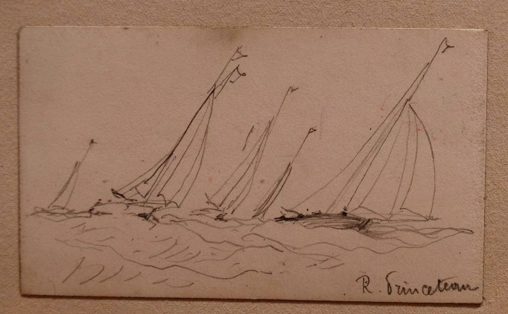 Voiliers en mer par René Princeteau-photo-2