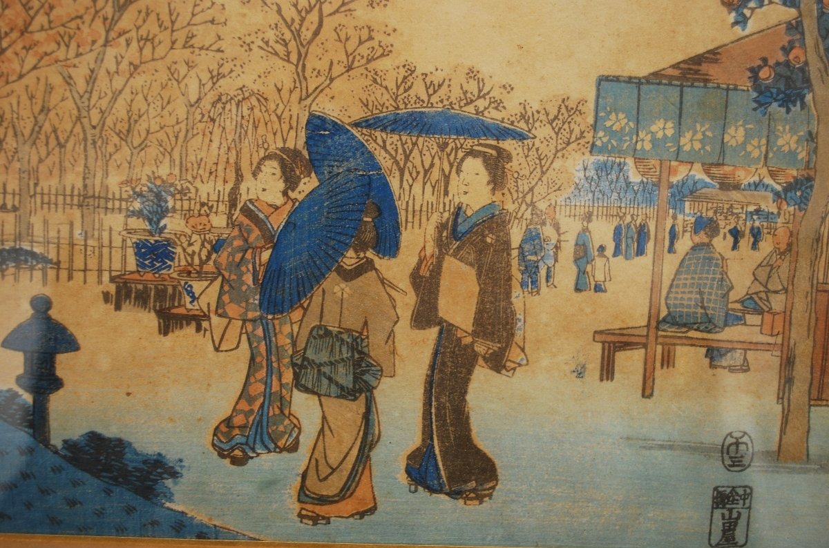 19th-century Japanese Woodblock Print, A Collaboration Between Utagawa Kunisaga And Utagawa Hiroshige-photo-4