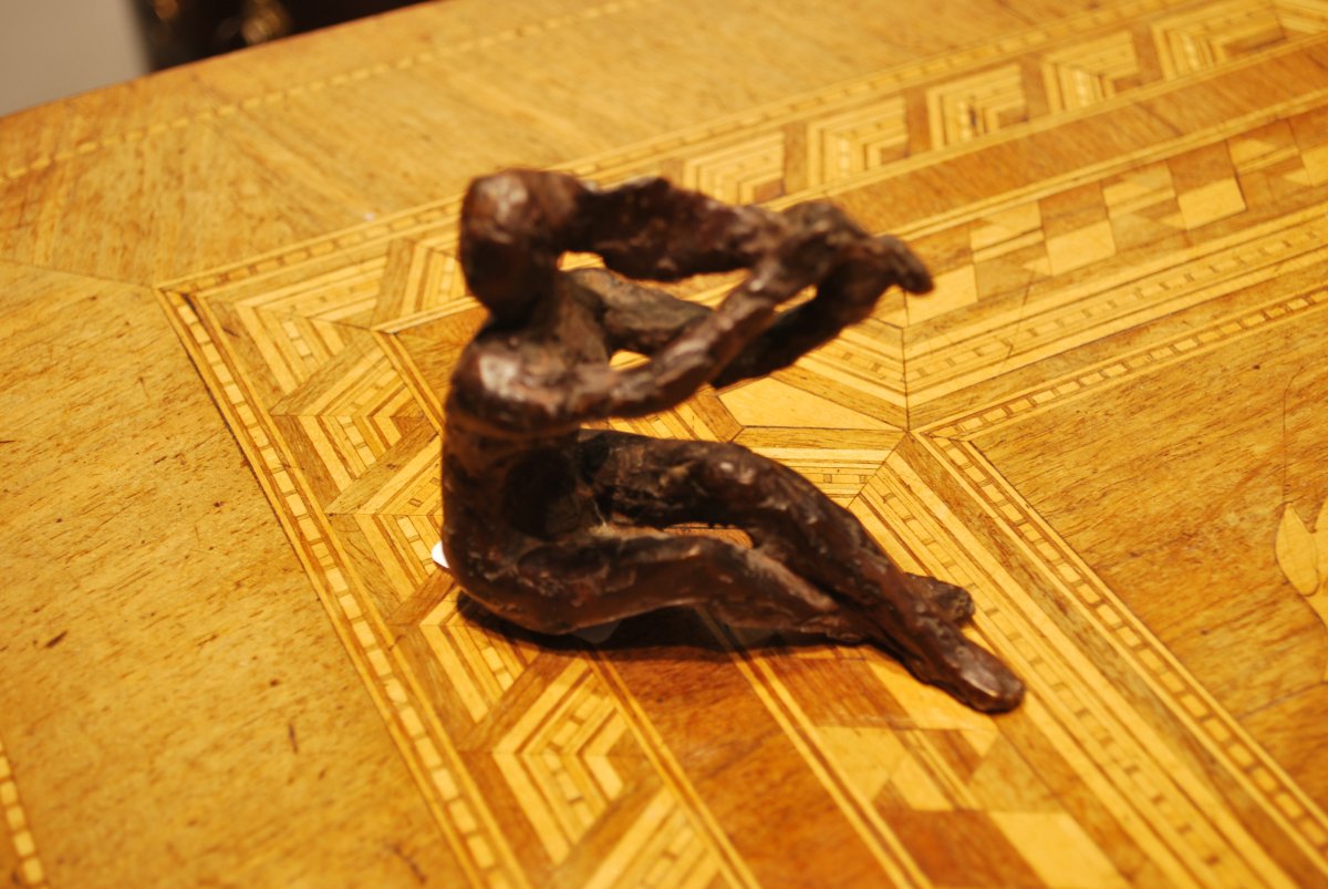 Baigneuse Se Coiffant-photo-2