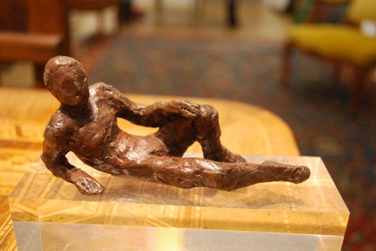 Sculpture Nu Masculin Par Madeleine Tézenas Du Montcel-photo-2