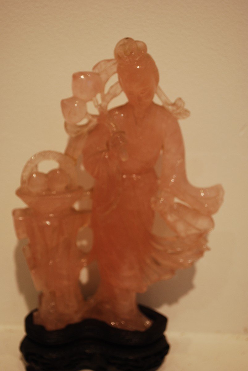Jeune Femme Quartz Rose Chine-photo-2
