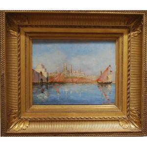 Huile Sur Toile  "le Bosphore"
