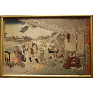 Pair Of Prints Hiroshige