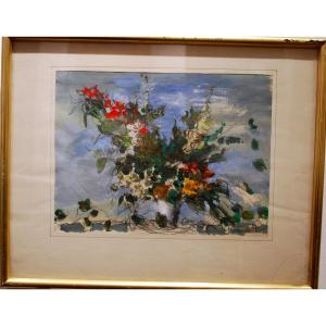 Bouquet Of Gouache Flowers By Dimitri Bouchène
