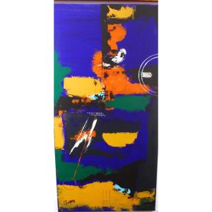Acrylique sur toile "Certitude" par Isabel Lopez 