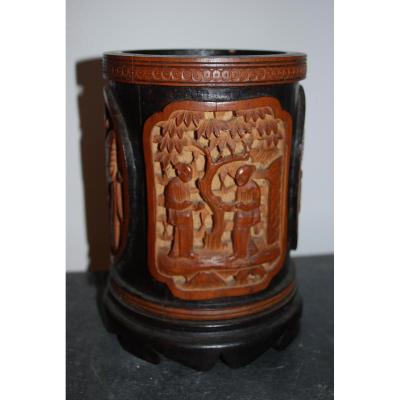 19th China Brush Pot