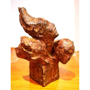 Bronze  Flammes Par Madeleine Tézenas Du Montcel