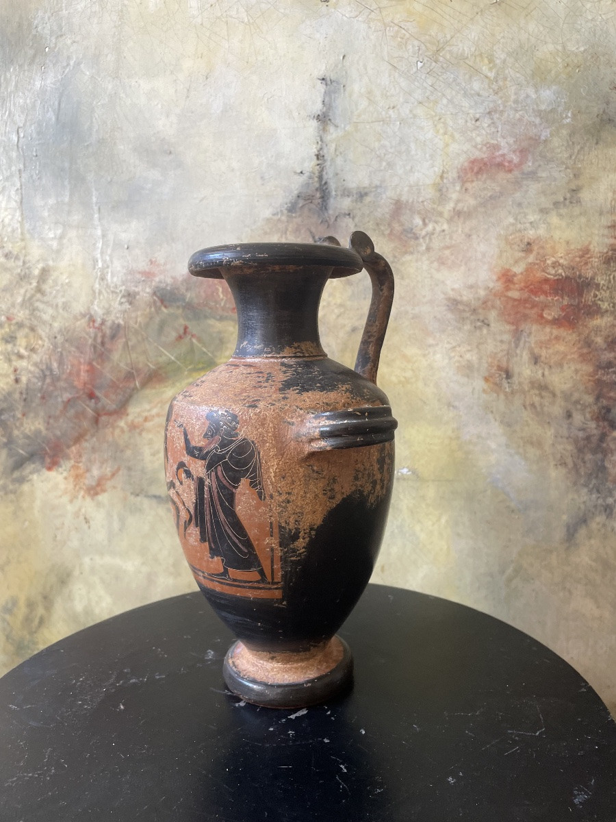 Vase « Hydrie » XIXe, Grand Tour-photo-3