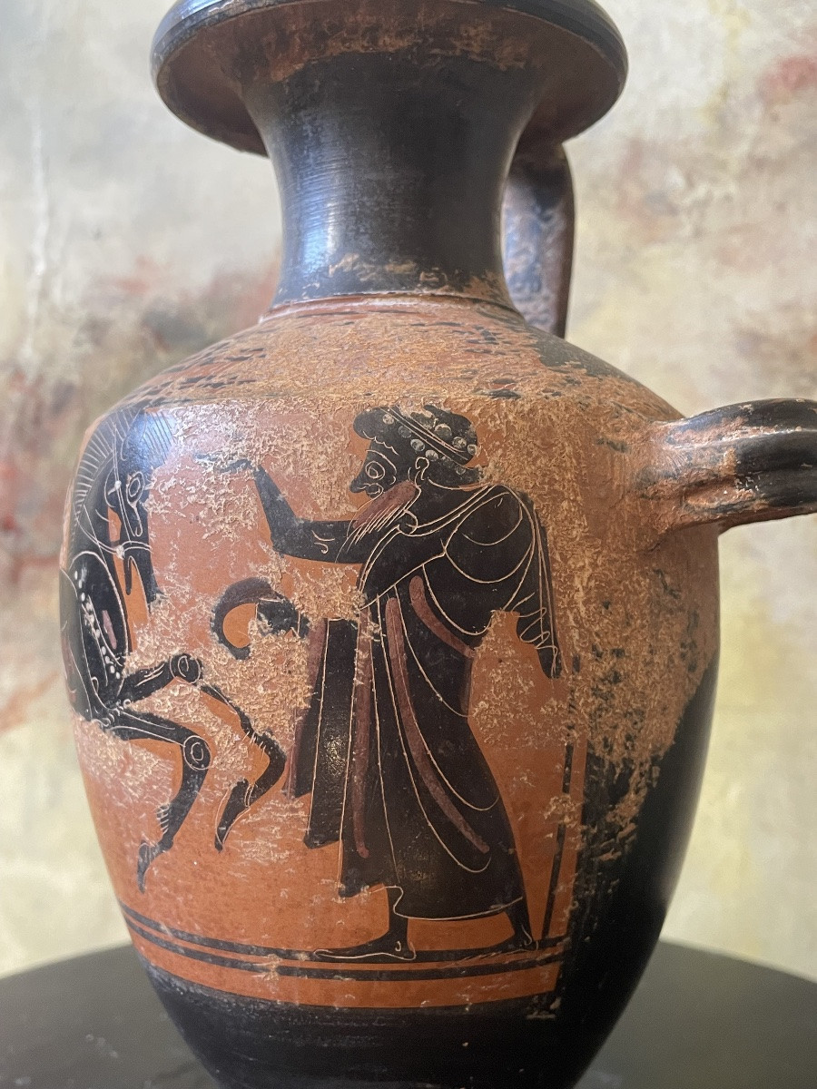 Vase « Hydrie » XIXe, Grand Tour-photo-3