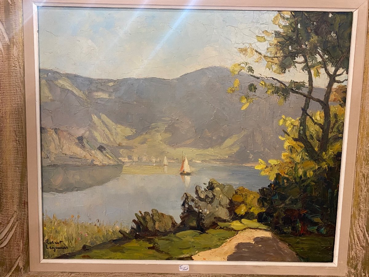 Le lac d’Aiguebelette , Savoie , par R Leycuras-photo-2