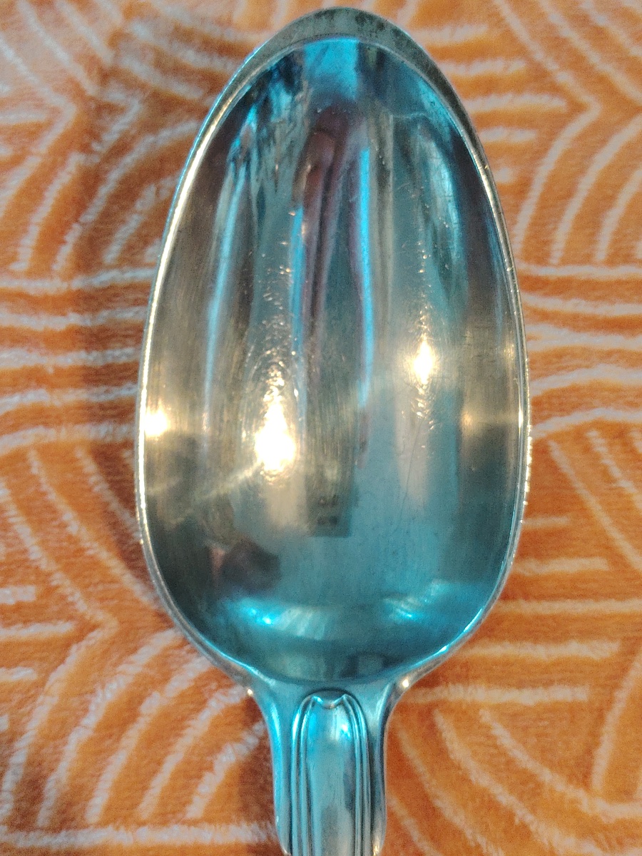 Stewing Spoon, Sterling Silver, Paris, 18th Century -photo-3
