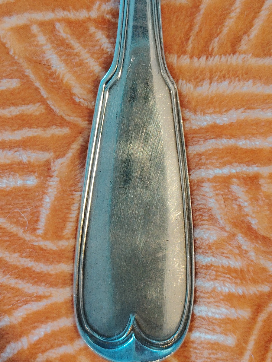 Stewing Spoon, Sterling Silver, Paris, 18th Century -photo-4