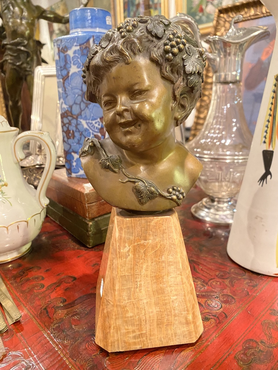Bacchus , bronze , d’après Clodion , vers 1900