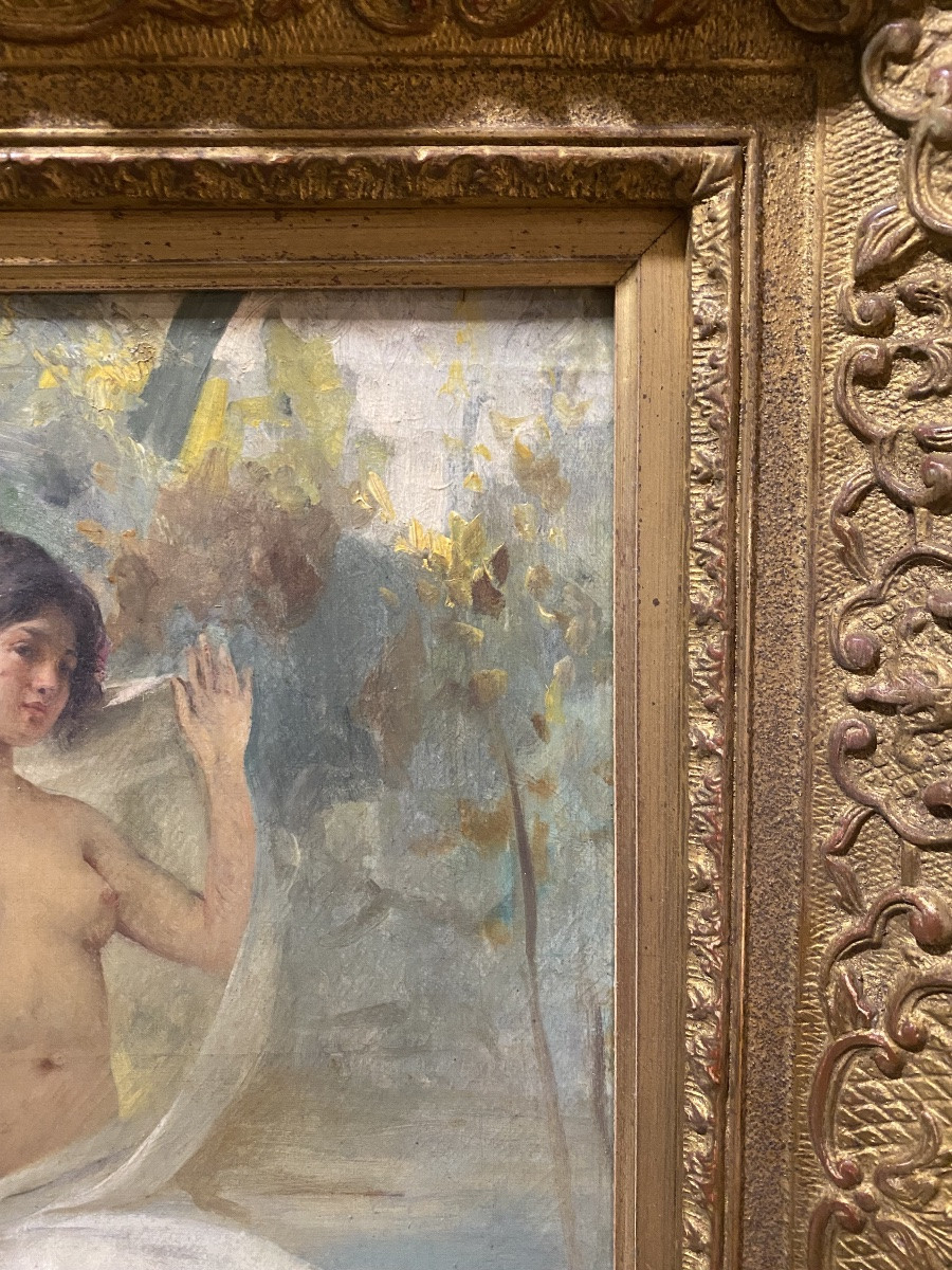 Young Naked Woman In The Garden By Paul Quinsac-photo-4