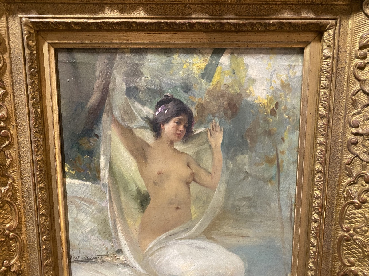 Young Naked Woman In The Garden By Paul Quinsac-photo-1
