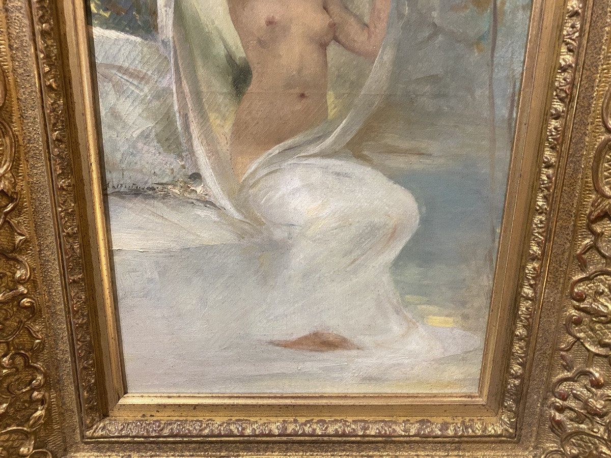 Young Naked Woman In The Garden By Paul Quinsac-photo-2
