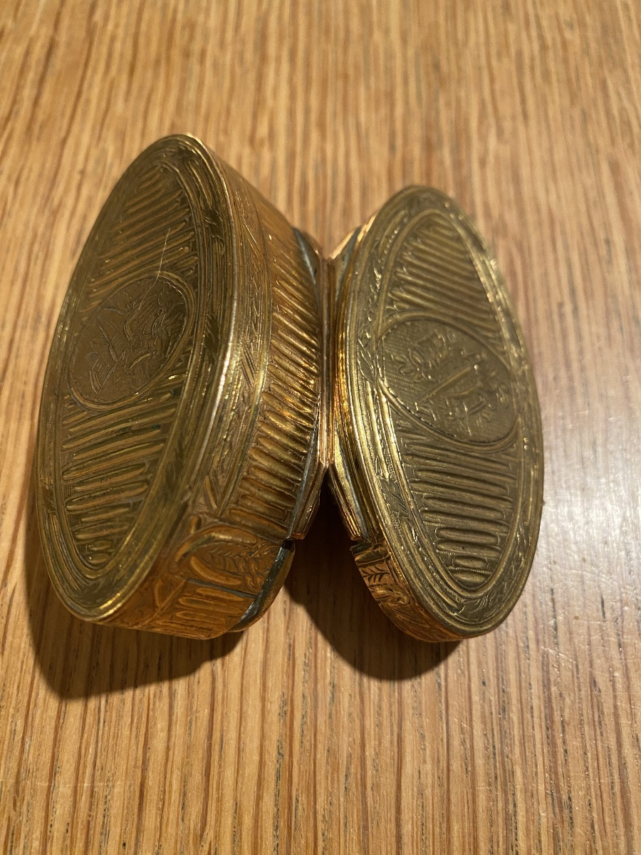 Boîte tabatière en pomponne , Louis  XVI , fin XVIII