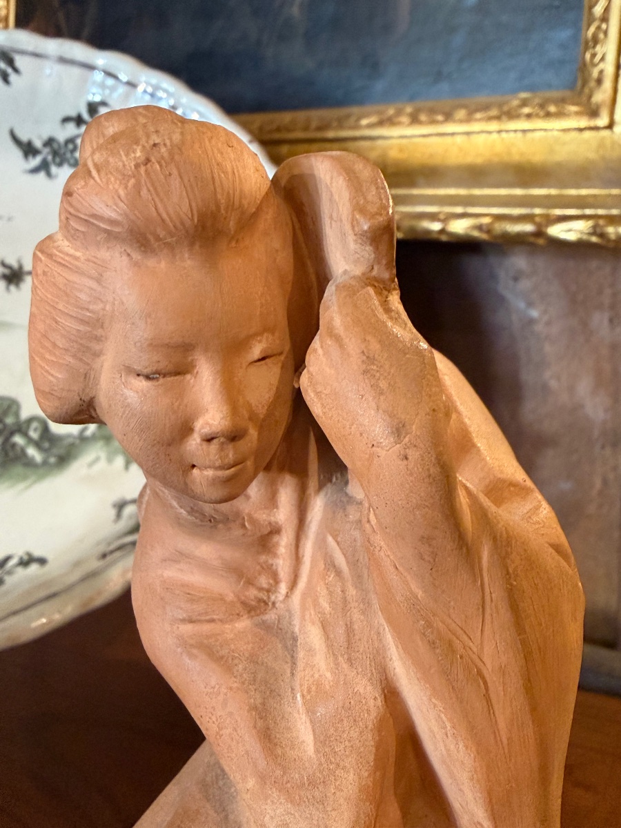 Jeune femme à l’éventail, par Hauchecorne-photo-2