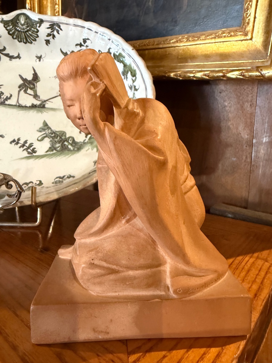 Jeune femme à l’éventail, par Hauchecorne-photo-4