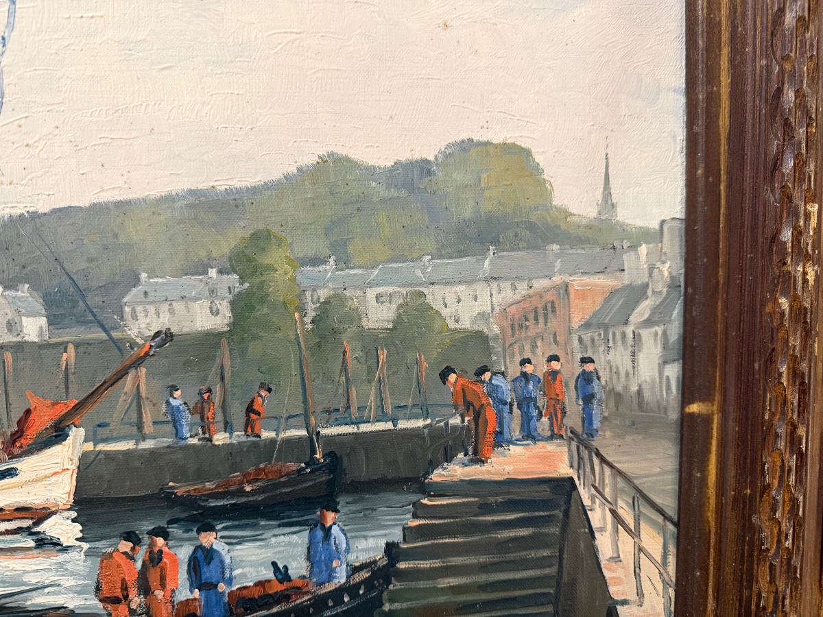 Scènes animées dans le port  de Rosmer . Douarnenez par Alain .Guennou-photo-4
