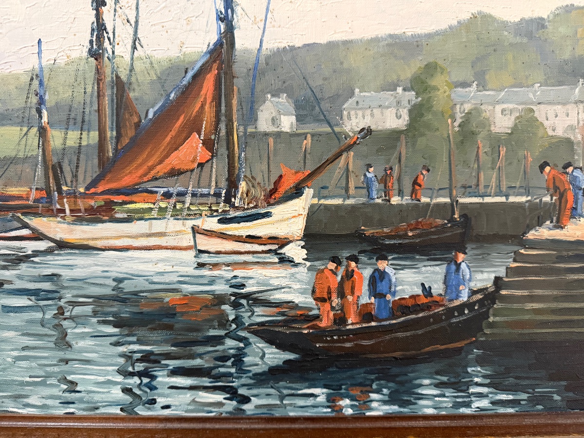 Scènes animées dans le port  de Rosmer . Douarnenez par Alain .Guennou-photo-2