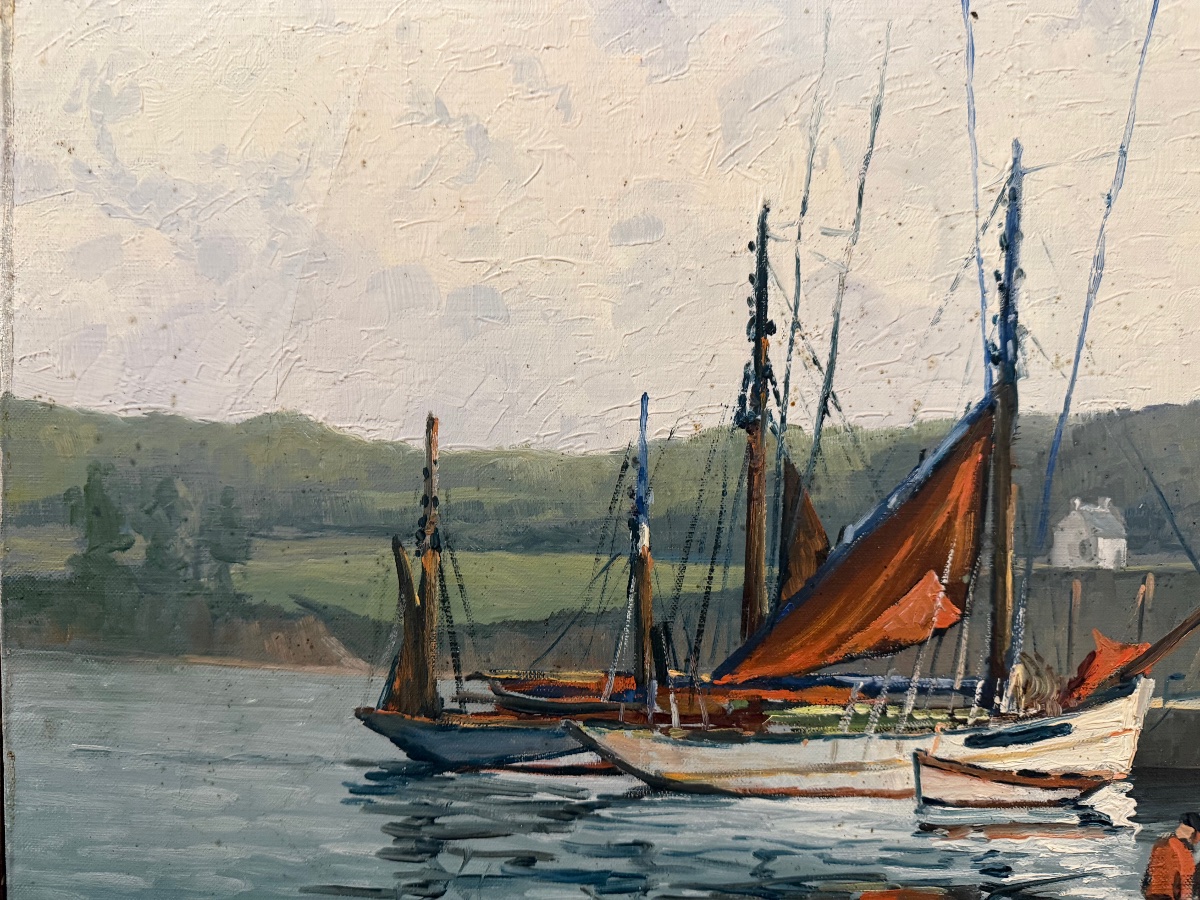 Scènes animées dans le port  de Rosmer . Douarnenez par Alain .Guennou-photo-3