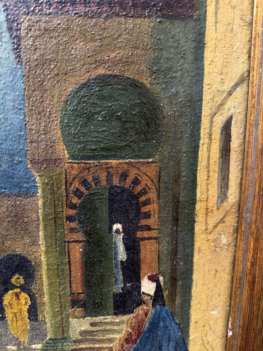 HST , École de Coran , ruelle d’une médina , Tunisie , XX siècle -photo-4