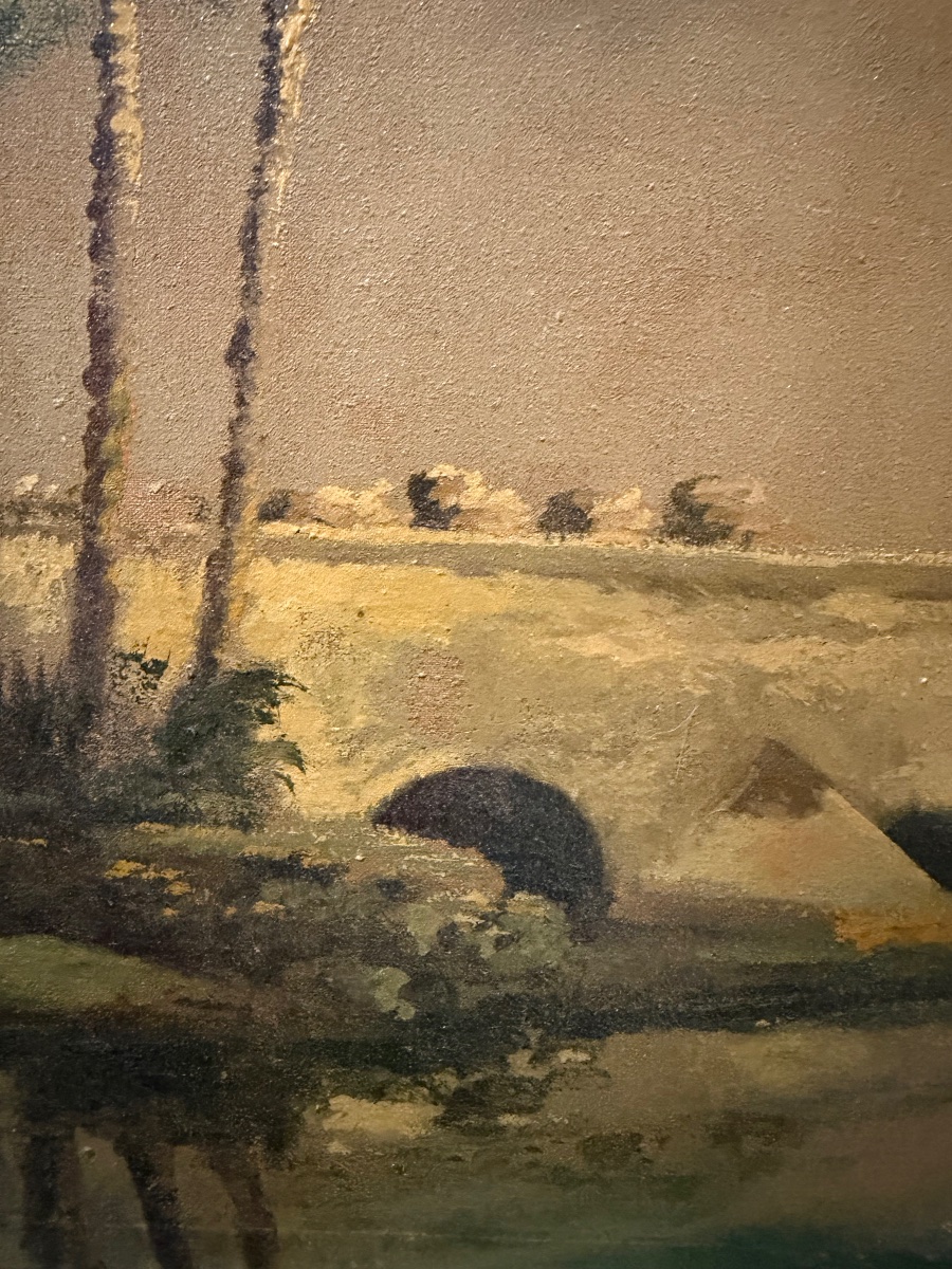 Orientalist Landscape, Oil On Canvas By Schmidt -photo-2