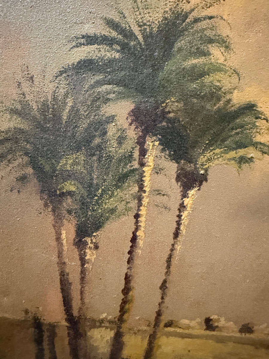 Orientalist Landscape, Oil On Canvas By Schmidt -photo-3