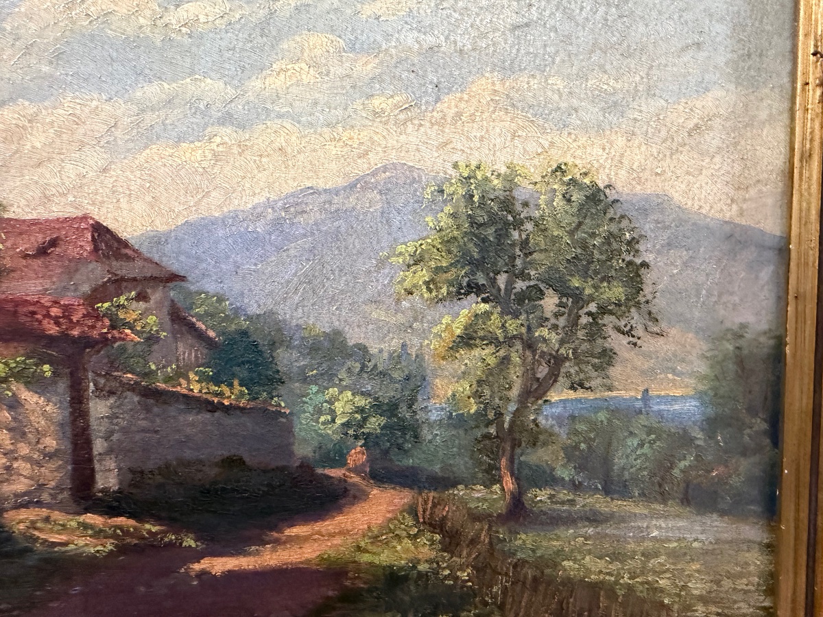 Le chemin des bains , Menthon St Bernard , par J Stellio-photo-3