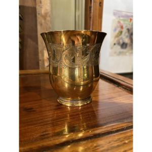 Cup, Silver-gilt, By César Tonnelier, 19th Century 