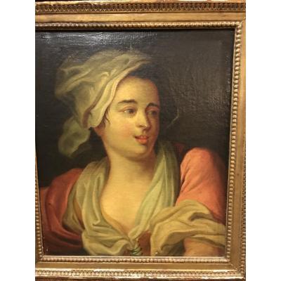 Jeune Femme dans le goût de Greuze