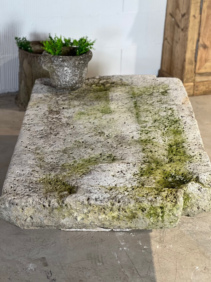 XIX Stone Coffee Table-photo-3