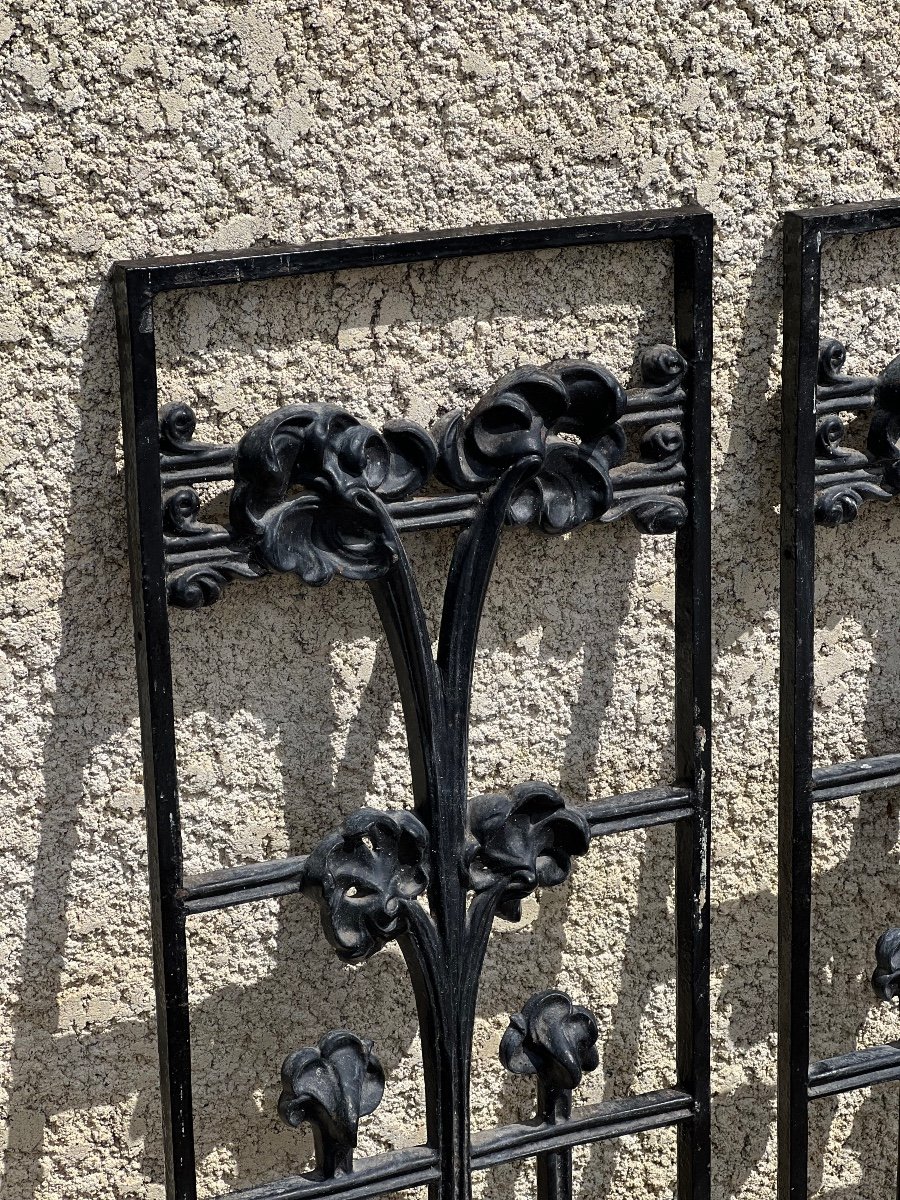 Grille Porte Fonte Hector Guimard-photo-2
