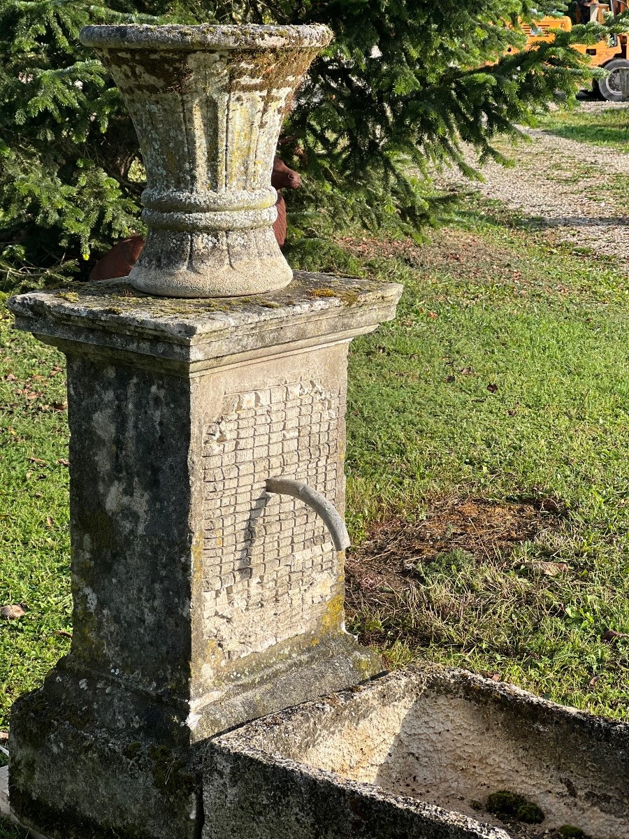 Old Stone Village Fountain-photo-2