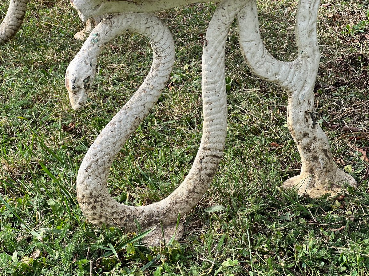 Banc Serpent Fonte XIX -photo-2