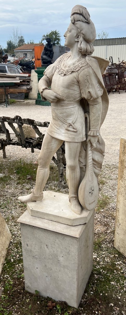 Large Marble Statue 19th