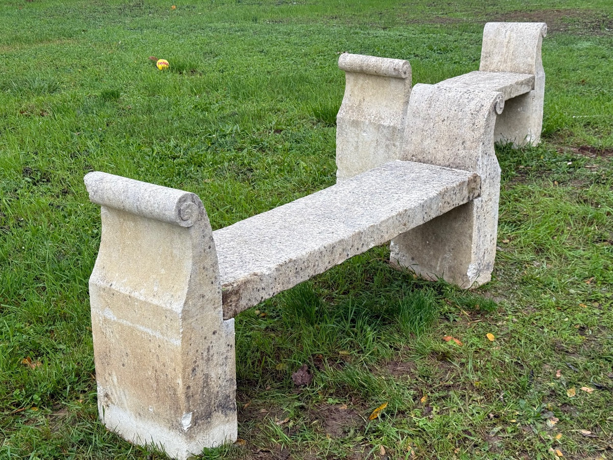 Pair Of 19th Century Stone Benches