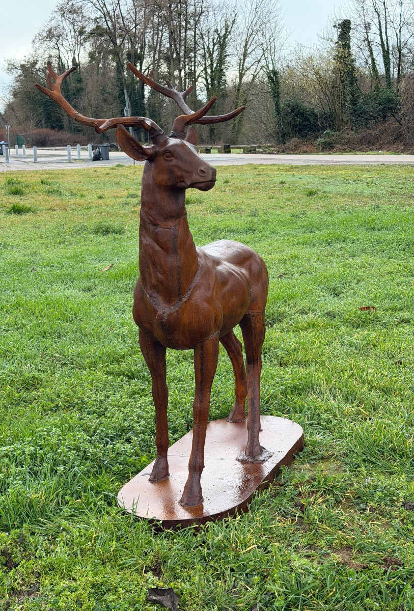 Cerf en fonte-photo-2
