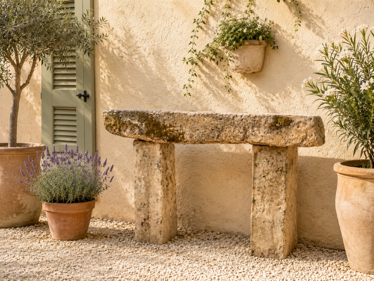 Console en pierre XIX -photo-3
