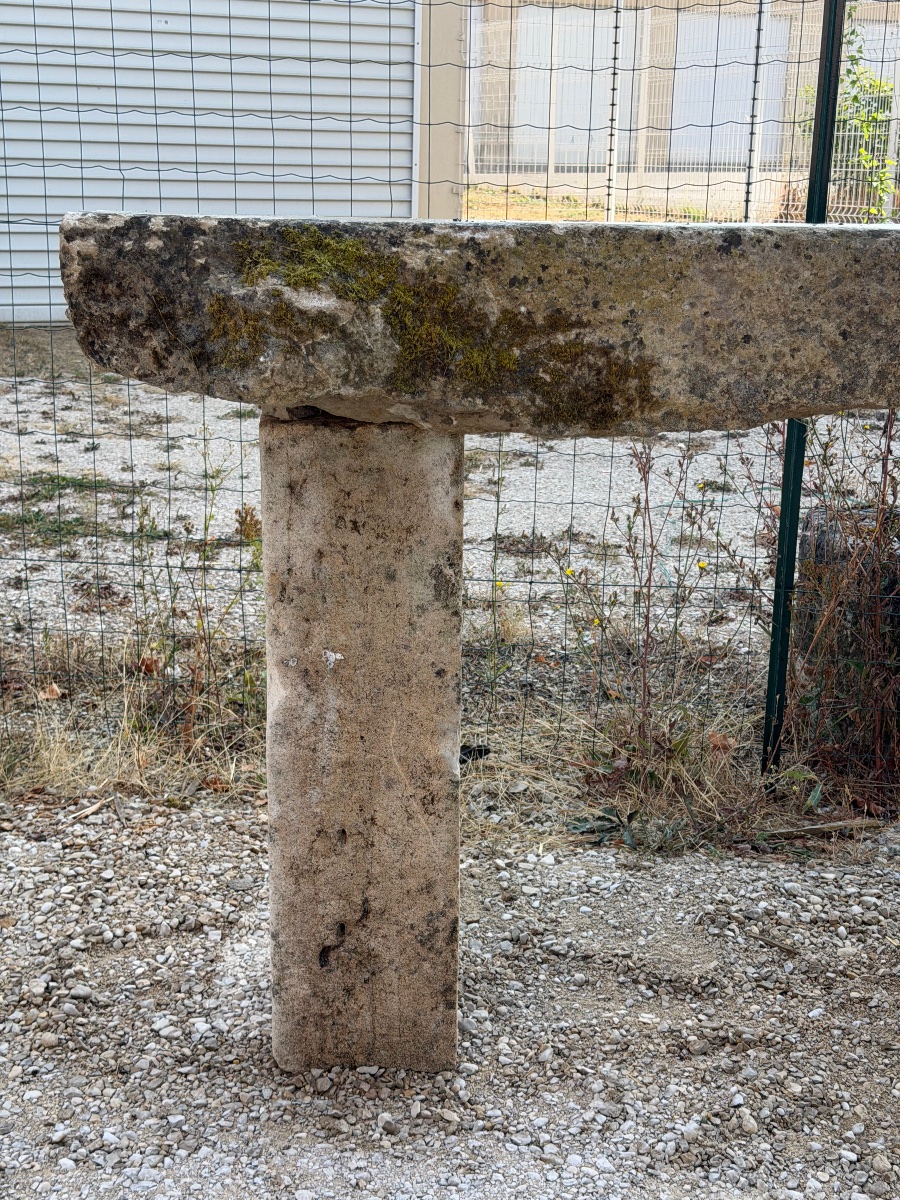 Console en pierre XIX -photo-1