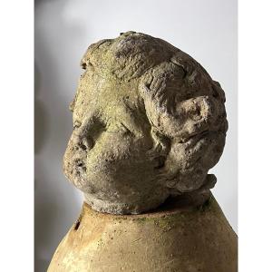 Tête De Putti Pierre XVIII