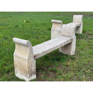 Pair Of 19th Century Stone Benches